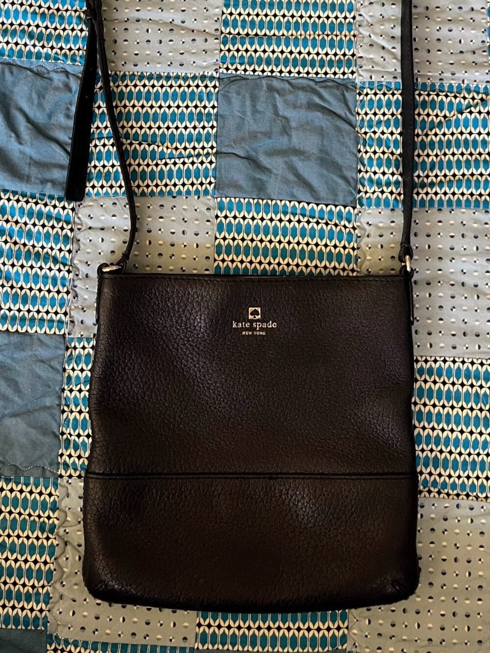 Kate Spade New York Southport Ave Cora Crossbody Bag - Black Leather